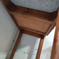 tavolo legno e granito