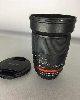 Samyang 35 mm f1.4 per nikon f