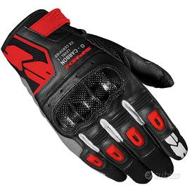 GUANTO PELLE CARBONIO MOTO SPIDI G-CARBON ROSSO