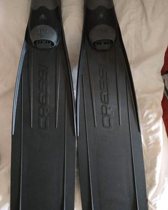 Pinne Cressi Rondine Gara 3000 nere Taglia 44-45