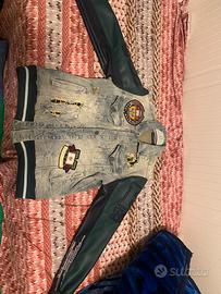 Magnificence Denim Varsity Jacket