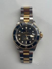 ROLEX SUBMARINER BLACK DATE 16613 ANNO  1992