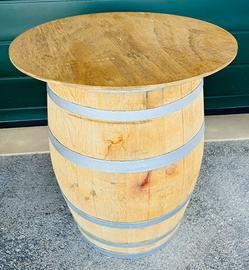 Botte barrique base tavolo snack esterno interno