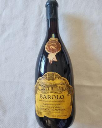 Vino Barolo 1967 Giovanni Scanavino