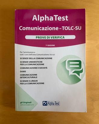 Alpha Test TOLC-SU - PROVE DI VERIFICA
