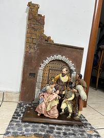 Presepe Artigianale Napoletano Stile '700