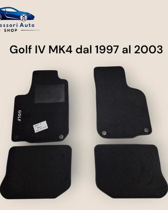 tappetini  auto golf 4 mk4