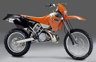 TELAIO TARGATO KTM EXC 300 2000 2001