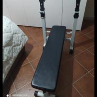 panca palestra con rack porta bilanciere 