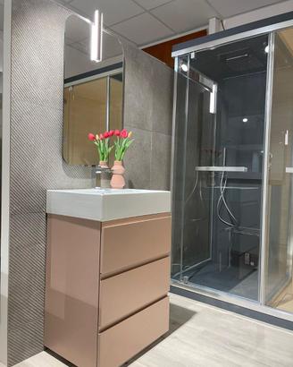 MOBILE BAGNO ROSA CIPRIA 60 CM