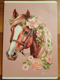 (Nuovo) Quaderno A5 a tema cavallo