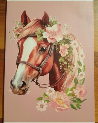 (Nuovo) Quaderno A5 a tema cavallo