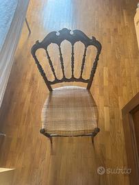 Sedia legno Antico