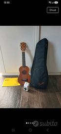 Ukulele soprano con custodia e accordatore