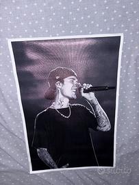 Poster Stampa Justin Bieber B&W Concerto 40x60