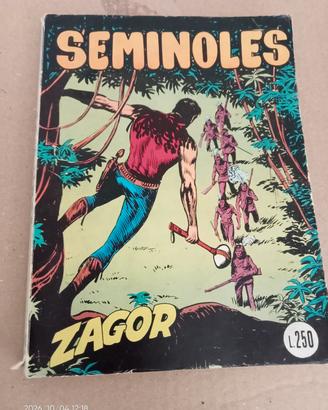 Fumetto Zagor N. 43 - Seminoles (Originale) 1973