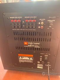 Sub125 JBL sub woofer attivo home theater