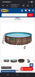 Piscina fuoriterra bestway rotonda