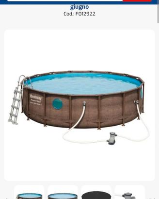 Piscina fuoriterra bestway rotonda