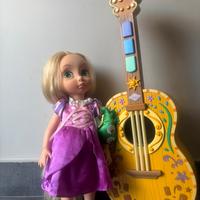 Disney Rapunzel Bambola + chitarra sonora