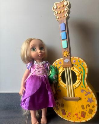 Disney Rapunzel Bambola + chitarra sonora