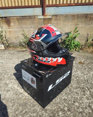 casco Ls2 VECTOR 2 fibra carbonio M .