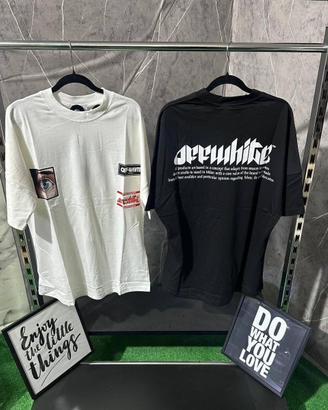 Maglietta bianca off white S oversize