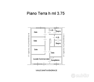 Locale + p.auto - Viale Sant'Avendrace 131/133