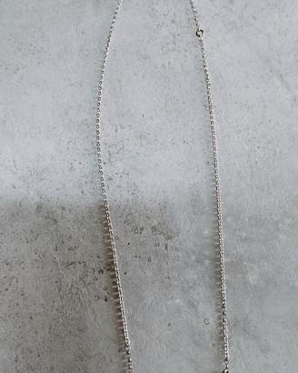 Collana d'argento con nome