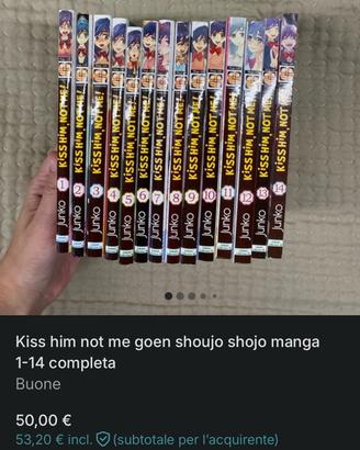 Vari manga kiss him not me given sugar sugar rune
