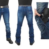 Pantalone jeans moto oj j143 + fibra + protezioni