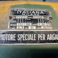 Motore speciale per argano