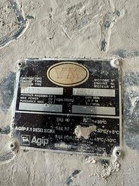 GRUPPO ELETTROGENO VM 12 CILINDRI 200 KWA