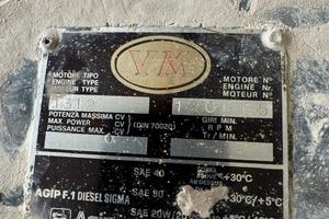 GRUPPO ELETTROGENO VM 12 CILINDRI 200 KWA