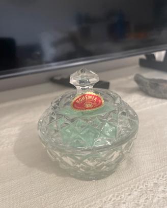 Bomboniera cristallo boemia d’epoca