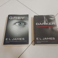 Lotto 2 libri E.L. James - Grey - Darker