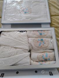 Set bagno 8 pezzi 10% cotone