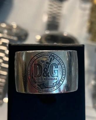 Anello Dolce & Gabbana in acciaio