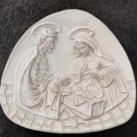 Sacra famiglia ceramica Faenza