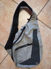 Borsa monospalla Newfeel Decathlon grigia