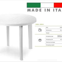 Tavolo Rotondo Bianco 90cm