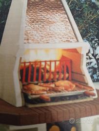 piastra ollare palazzetti con supporto metallico