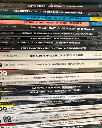 25 riviste varie Gq dal 2005 a 2013