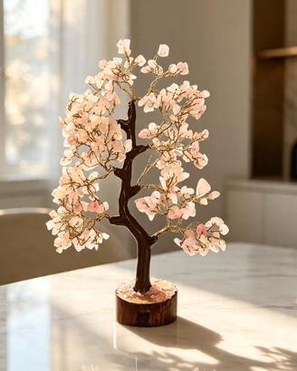 Albero Fengshui Quarzo Rosa