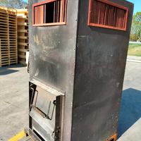 Bruciatore a legna ventilato usato