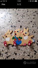 Attaccapanni coniglietti