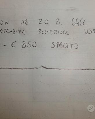 Differenziale posteriore tucson 08 2.0b g4gc 104kw
