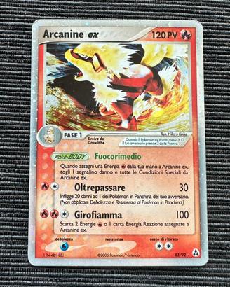 Arcanine ex (LM 83) EX La Leggenda di Mew Pokémon