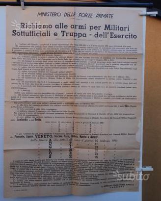 R.S.I. Manifesto Arruolamento
