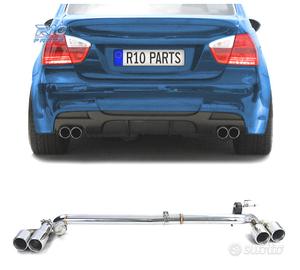 KIT CONVERSIONE SCARICO BMW E90 E91 LOOK M DOPPIO 
